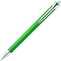 SLP205/GN Ручка шариковая Спонсор Квар зеленый/серебро