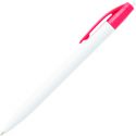 SLP215/RD Ручка шариковая Спонсор Скет белый/красный